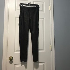 Zara Faux Leather Legging Pants